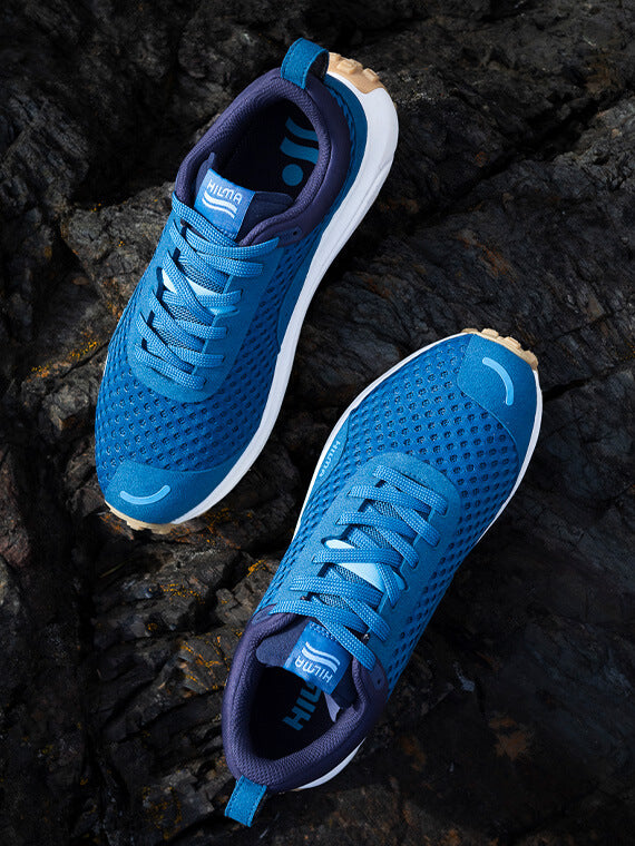 A pair of Hilma Running Shoes in Blue