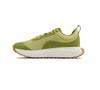 Interior side view of the right Everywhere Hilma Running Shoe in Linden Green