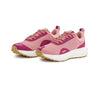 Front side view of a pair of the Everywhere Hilma Running shoe in Rose Tan