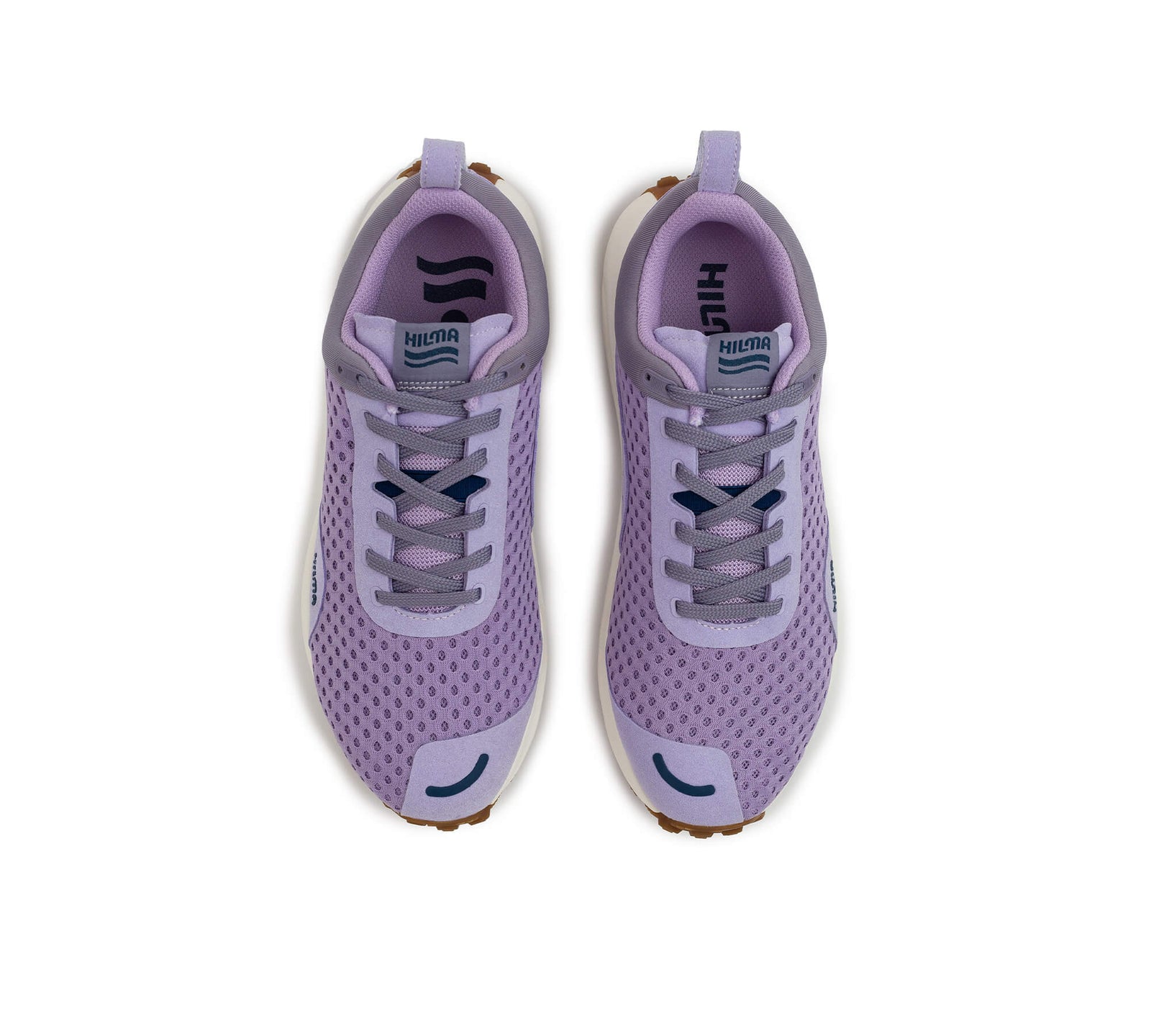 Top down view of a pair of the Everywhere Hilma Running shoe in Purple Rose